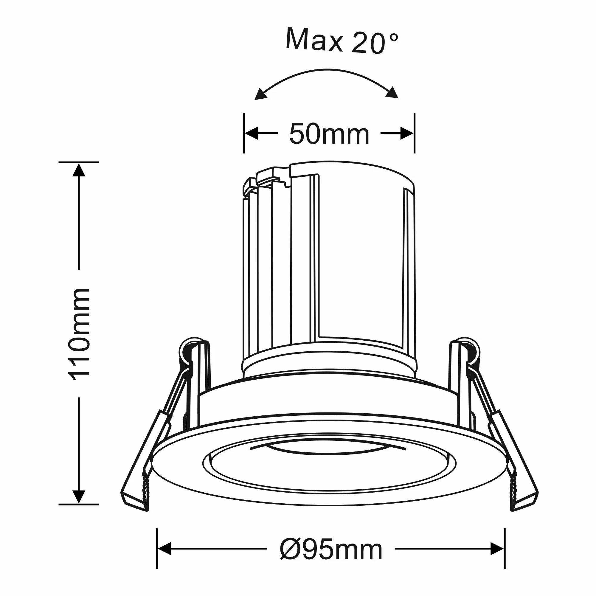 Bruve A 9 Recessed Ceiling Luminaires Dlux Round Recess Ceiling